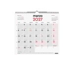 Calendario Pared L 340x320 Mes Vista Escribir Finocam