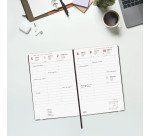 Agenda 140x204 Semana Vista Vertical Dynamic Mara Finocam Negro