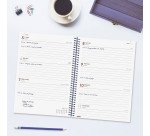 Agenda espiral Year 155 x 215 semana vista Finocam azul