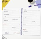 Agenda espiral Year 210 x 297 semana vista Finocam azul