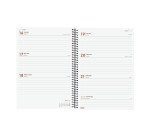 Agenda semana vista 155x212 mm E10 Year negro Finocam