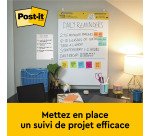 Paperboard - Chevalet de conférence mobile Post-it Meeting Chart à feuilles repositionnables - lot de 2 + 1 gratuit