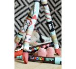 Marqueur Posca couleurs et pointes assorties - Mallette de 60