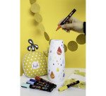 Marqueur Posca couleurs et pointes assorties - Mallette de 60