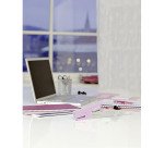 Agrafeuse pince Rapid bébé 58 rose - agrafes 8/4 - capacité de 15 feuilles