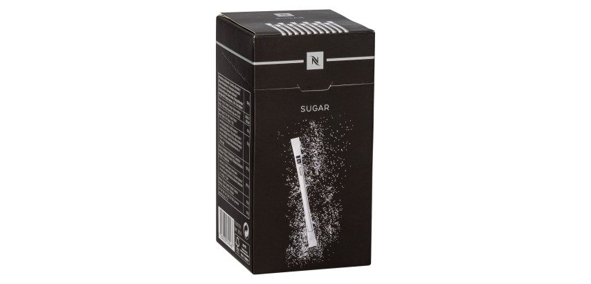 Sucre blanc Nespresso - Boîte de 100 sticks