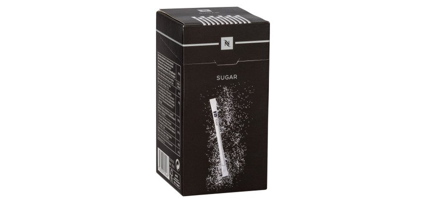 Sucre blanc Nespresso - Boîte de 100 sticks
