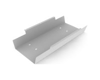 Vaschetta porta cavi per bench linea wood-metal 60 x 32 x 9,9h cm in alluminio grigio