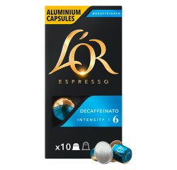 Capsulas de café L'Or Ristretto descafeinado - caja de 10