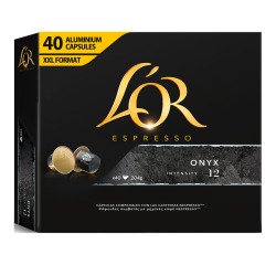 Capsulas de café L'Or Onyx - caja de 40
