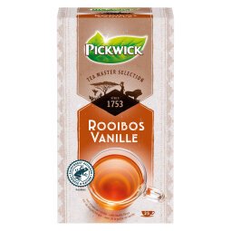 Té Pickwick Rooibos Vainilla - caja de 25 bolsitas
