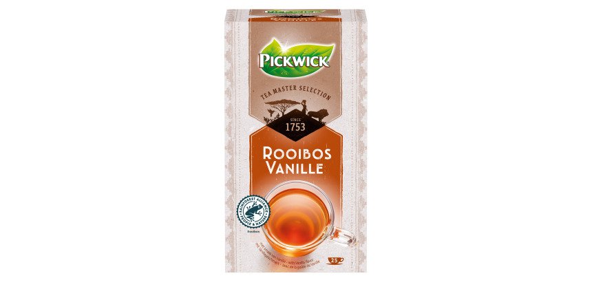 Té Pickwick Rooibos Vainilla - caja de 25 bolsitas