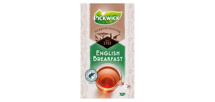 Té Pickwick English Breakfast - caja de 25 bolsitas
