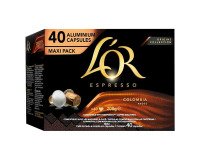 Capsulas de café L'Or Colombia - caja de 40