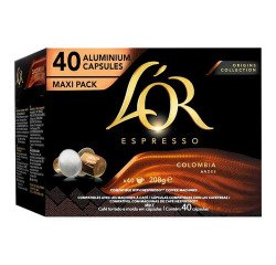 Capsulas de café L'Or Colombia - caja de 40