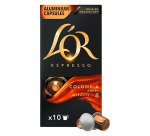 Capsulas de café L'Or Colombia - caja de 10