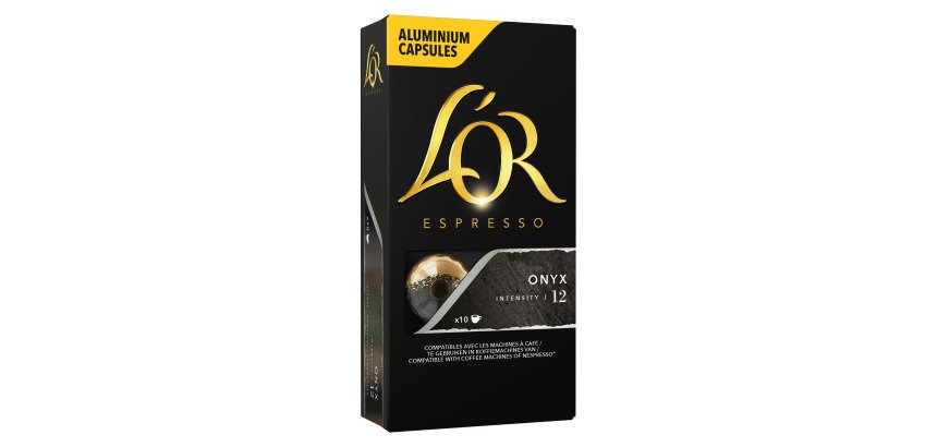 Capsulas de café L'Or Onyx - caja de 10