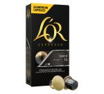 Capsulas de café L'Or Onyx - caja de 10