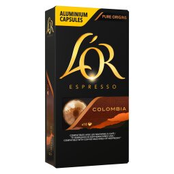 Capsulas de café L'Or Colombia - caja de 10