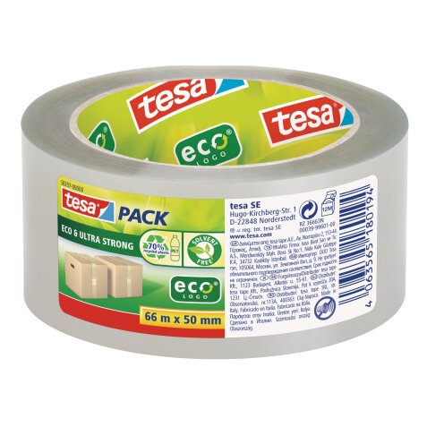 Cinta adhesiva Eco & Strong Ecologo® Tesa - 66 m x 50 mm