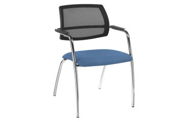 Conference chair with mesh back Constance