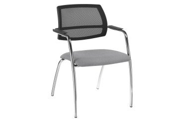 Chaise de réunion dossier maille Constance