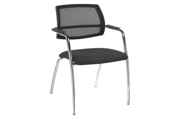 Chaise de réunion dossier maille Constance