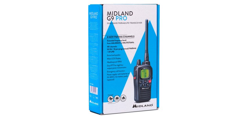Walkie talkie Midland G9 pro nero - 1pz