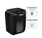 Distruggidocumenti Fellowes LX50 taglio a frammento livello di sicurezza P4 - 9 fogli - Nero