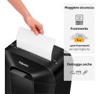 Distruggidocumenti Fellowes LX50 taglio a frammento livello di sicurezza P4 - 9 fogli - Nero