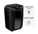 Distruggidocumenti Fellowes LX70 taglio a frammento livello di sicurezza P4  - 11 fogli - Nero
