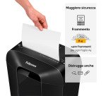 Distruggidocumenti Fellowes LX70 taglio a frammento livello di sicurezza P4  - 11 fogli - Nero