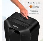 Distruggidocumenti Fellowes LX70 taglio a frammento livello di sicurezza P4  - 11 fogli - Nero