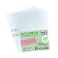 Buste a perforazione Universale Favorit Bio Based 22 x 30 cm trasparente polipropilene finitura liscia lucida spessore alto 20 unità