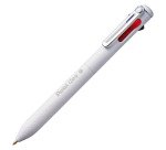 Penna a sfera 4 colori fusto bianco izee