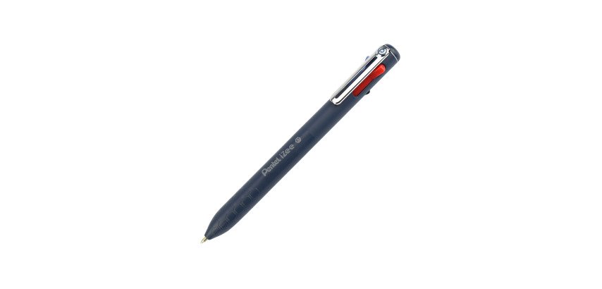 Penna a sfera 4 colori fusto blu izee