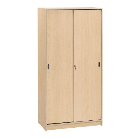 High cabinet wood H 180 x L 90 sliding doors Harmonie/Excellens