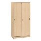 High cabinet wood H 180 x L 90 sliding doors Harmonie/Excellens