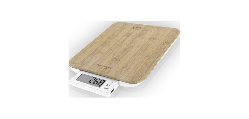 Brief- und Paketwaage LB OFFICE 10KG/1G Bambus