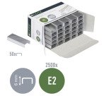 Agrafe Leitz pour agrafeuse électrique 5533 galvanisée - Boîte de 2500