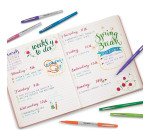 Bolígrafo Paper Mate Flair Tropical escritura media - Estuche de 16 colores surtidos