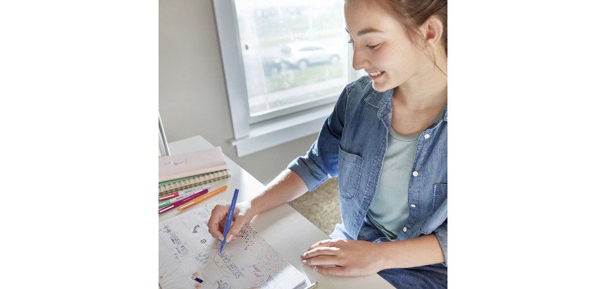 Stylo feutre Papermate Flair Ocean Dream écriture moyenne - Pochette de 12