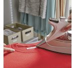 Ruban textile thermocollant Dymo LetraTag 12 mm x 2 m blanc écriture noire