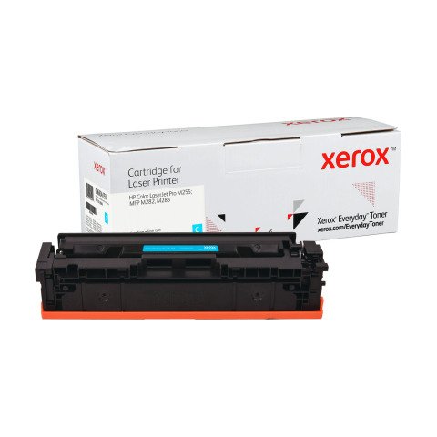 Tóner Xerox compatible con HP 207A cian (W2211A) 1250 páginas
