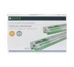 Cartouches d'agrafes Leitz coloris vert - lot de 5 recharges de 210
