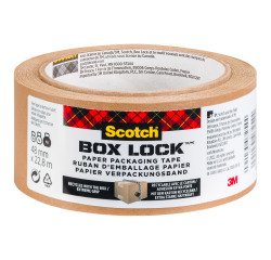 Brown Kraft Packaging Tape, 135 g/m², Scotch Box Lock 48 mm X 22.8 m