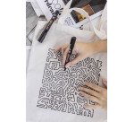 Marqueur Posca PC5M couleurs métallisées assorties pointe conique 1,8 à 2,5 mm - Etui de 8