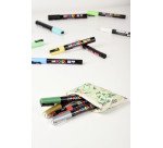 Marqueur Posca couleurs froides assorties pointe cônique 1,8 à 2,5 mm - Boîte de 8