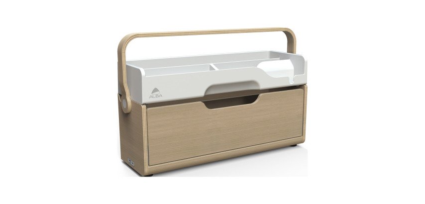 Módulo de trabajo y almacenamiento móvil ERGOBOX ALBA