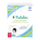 Lessive écologique en feuilles Natulim nature - 40 lavages - Boîte de 20 feuilles